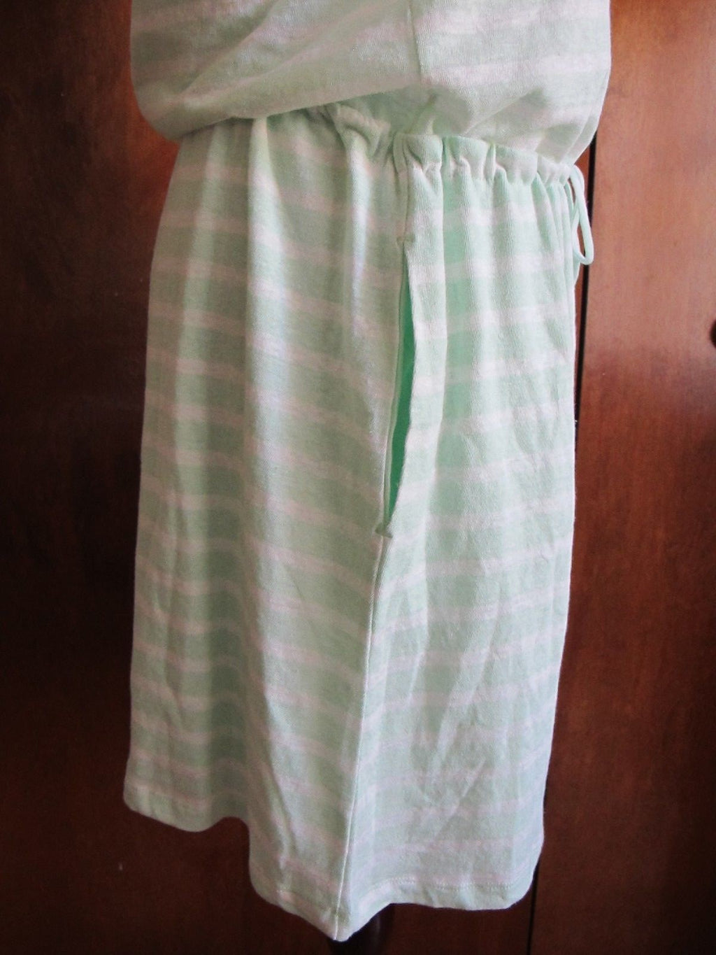 Gap women's stripped cotton linen dress size Medium 