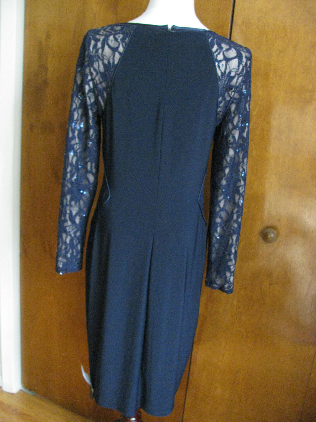 Ralph Lauren women's navy lined evening dress Size 4