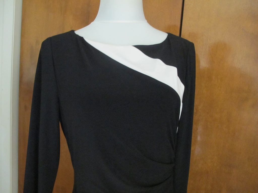 Lauren Ralph Lauren women’s black white NWT dress New