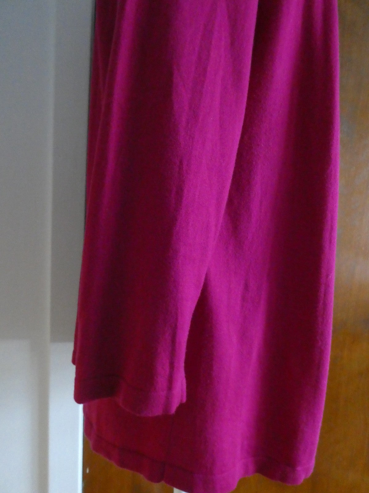 Jones New York Signature Women's Sweater Top Magenta Pink Cotton Modal Size 1X