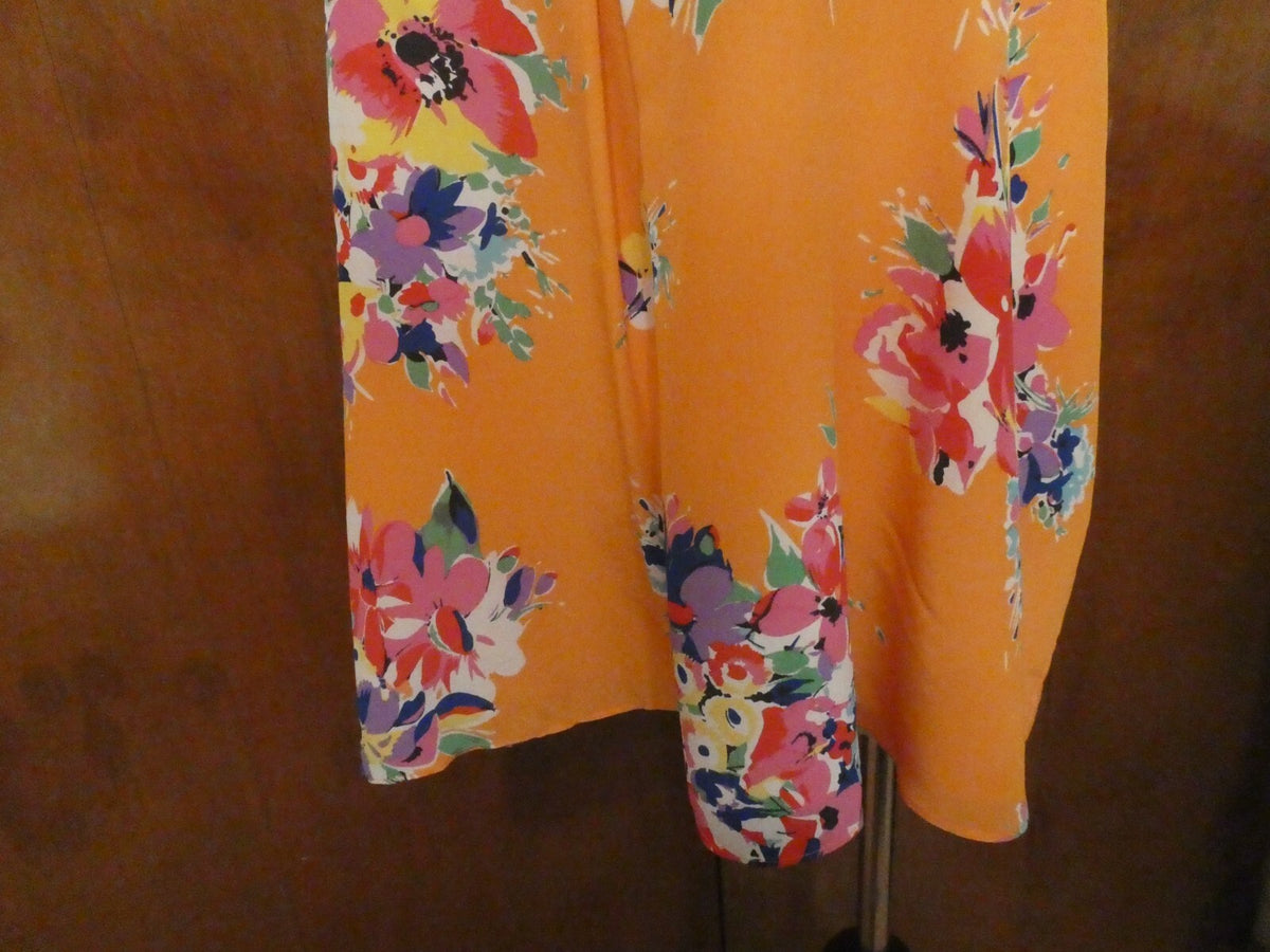 Polo Ralph Lauren Multicolor Women's Lined Evening 100% Silk Tank Top US XL