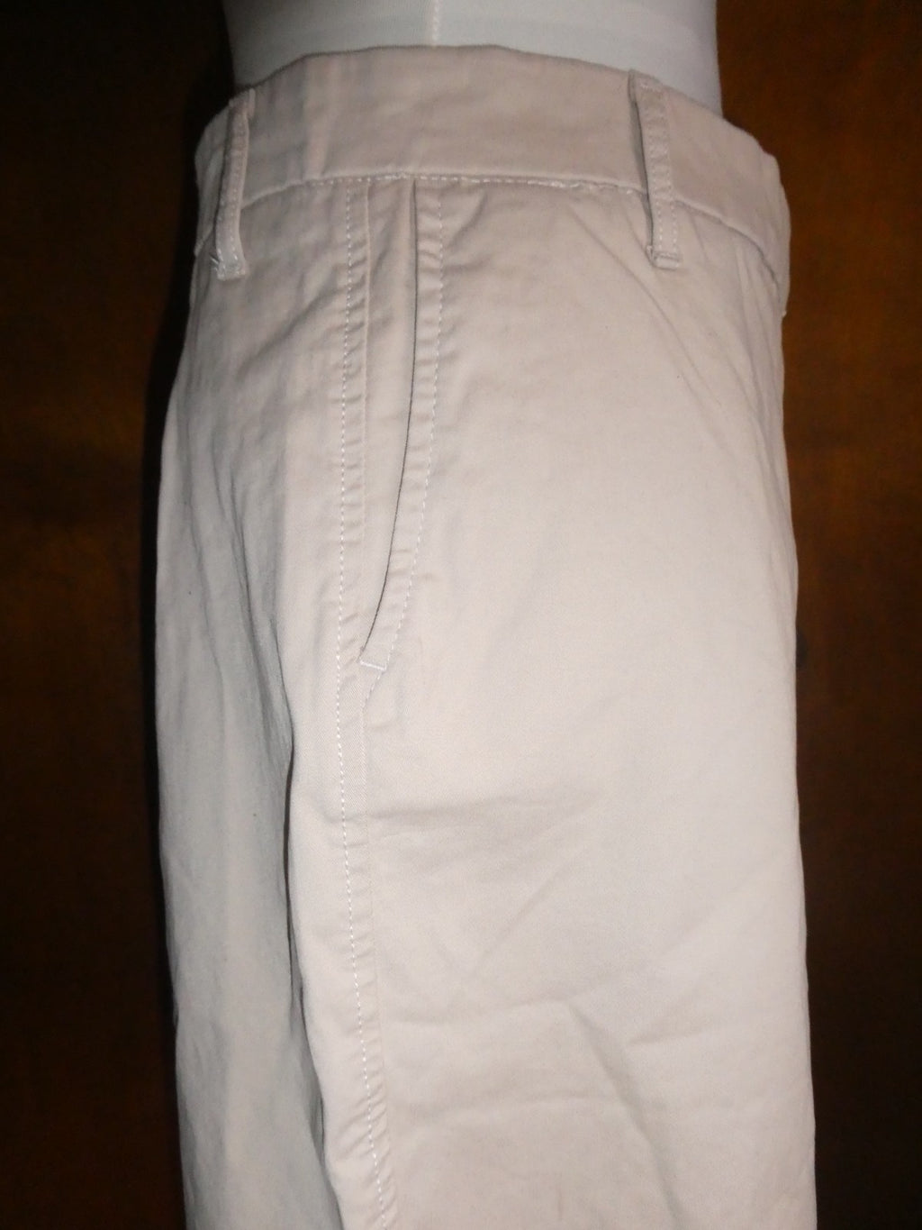 U.S. POLO ASSN. Women Beige Khaki Chino Bermuda Shorts Size 16 (Fits Like 14)