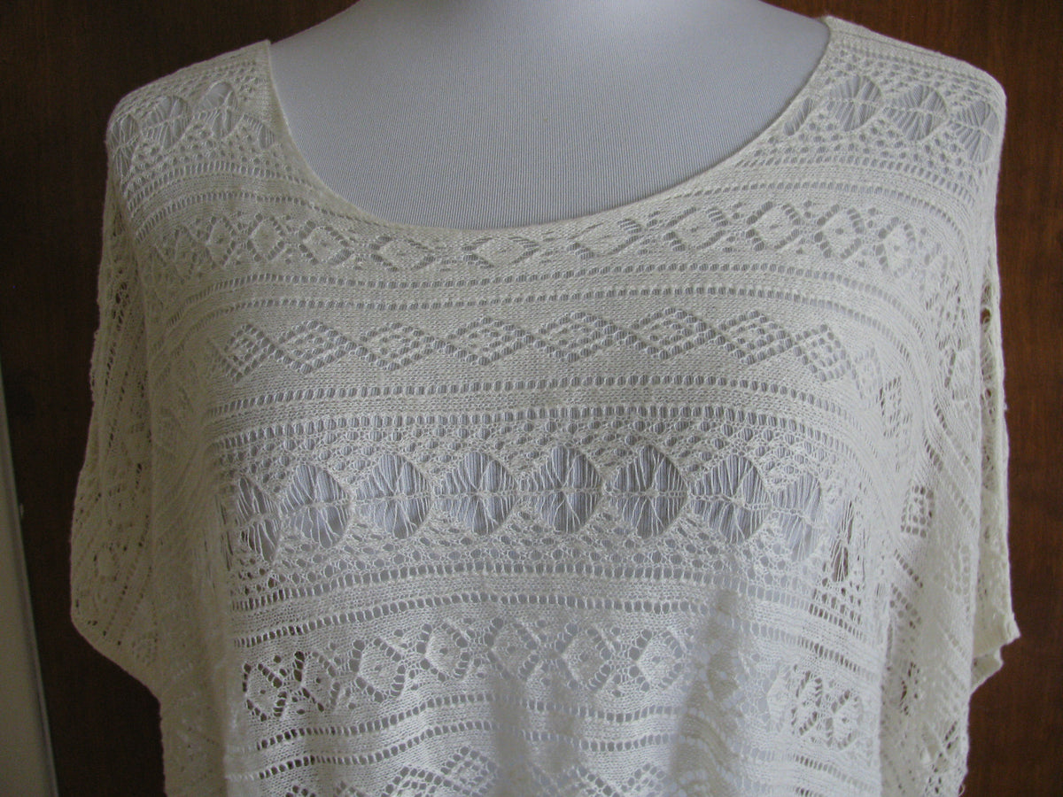 Denim & Supply women's cream linen top New