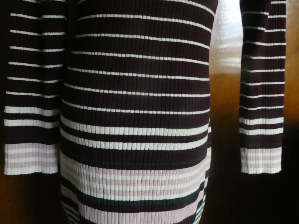 No Boundaries Juniors XXL-19 Colored Sweater Dress Cut Front Stretch Long Sleeve
