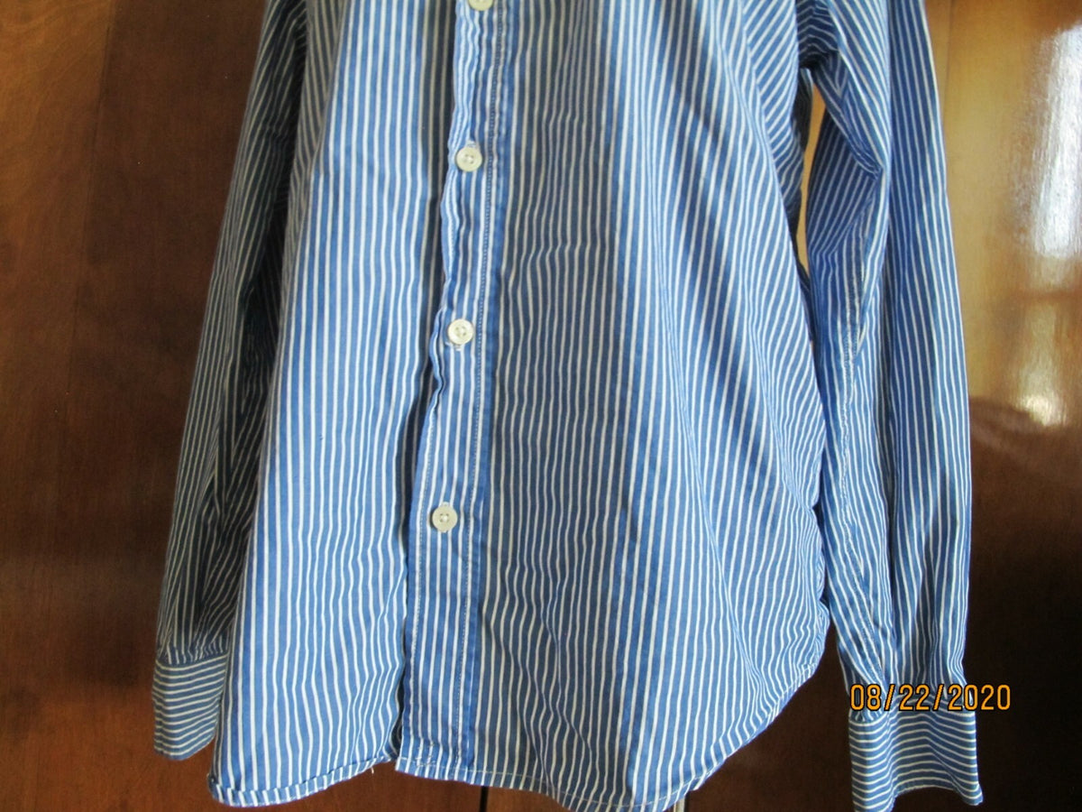 Fox Men's Striped Long Sleeve Button-up Shirt Size Medium