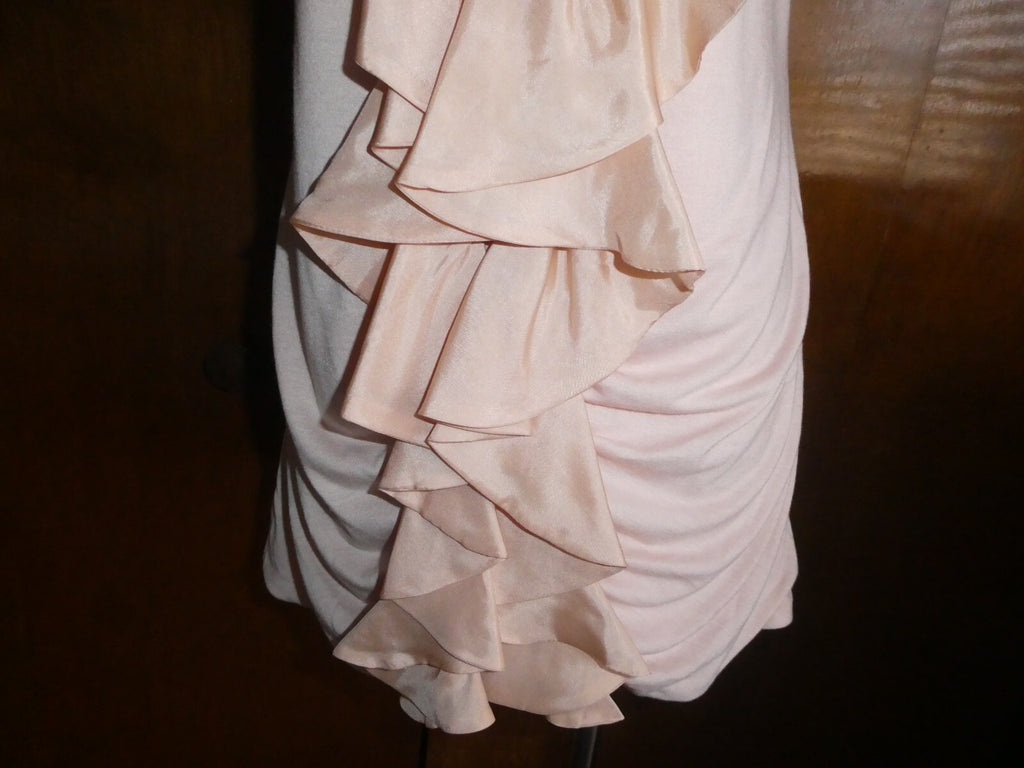 Pure Sugar Women's Pink Cotton/Polyester/Silk Detailed Lined Tunic Top Blouse L
