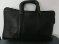 Vintage Authentically Coach Briefcase/ Tote Black Glove-Tanned Leather 570-8625