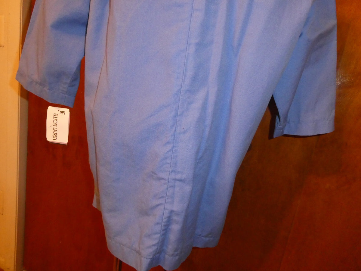 Elliott Lauren Women's Blue Linen Long Blazer Jacket Size 14