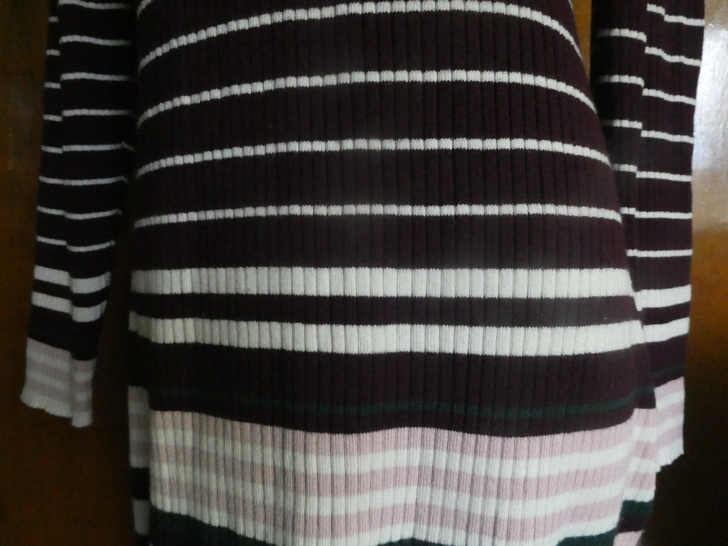 No Boundaries Juniors XXL-19 Colored Sweater Dress Cut Front Stretch Long Sleeve