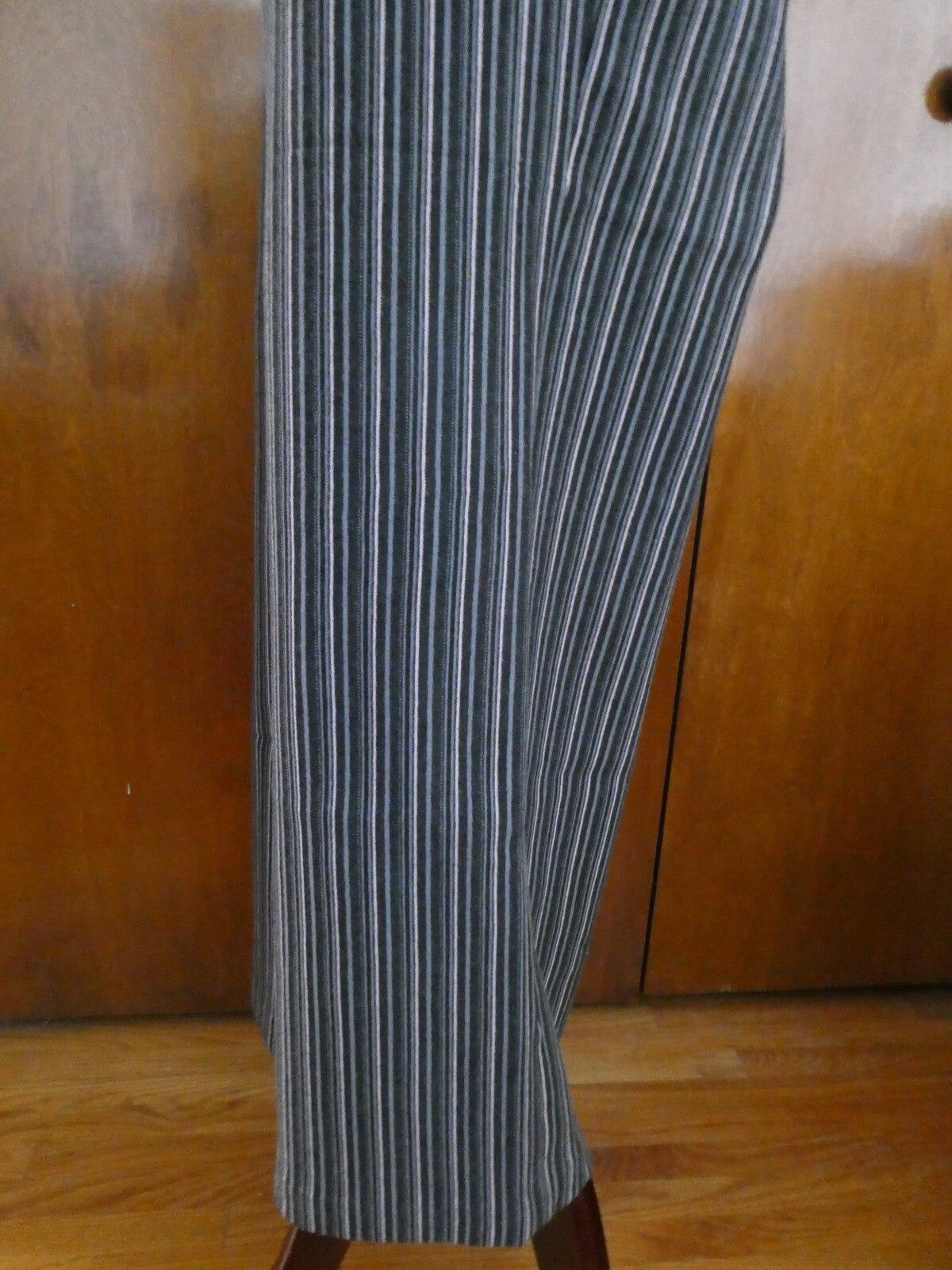New York &Company women striped wide leg pants size large