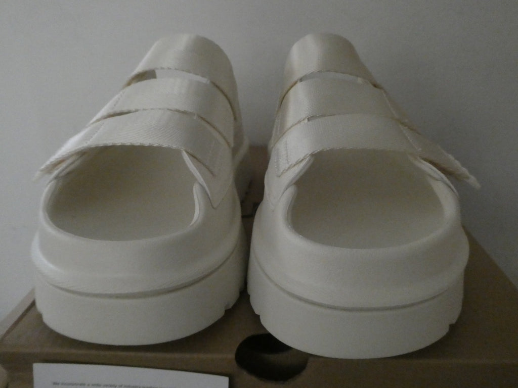 UGG Women Goldenglow Slide JSM White Platform Sandals Sz 5 New in Box W/1167430