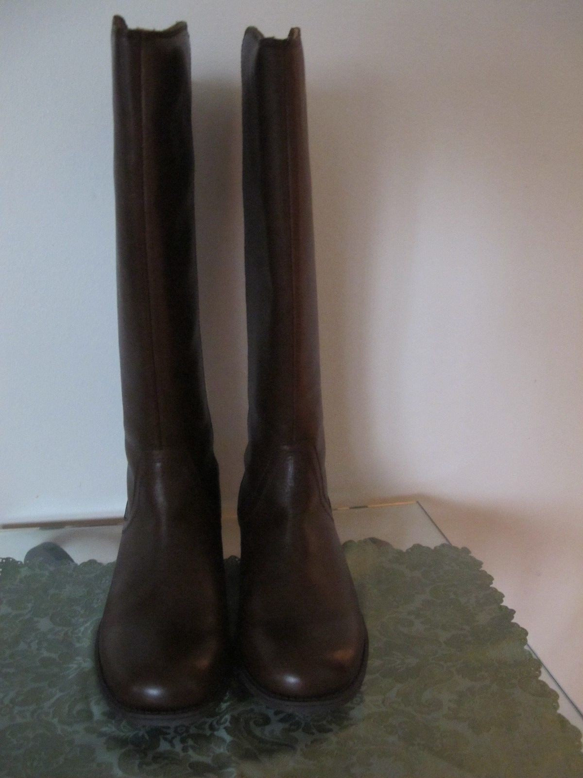 Ugg Australia women brown water resistant leather upper tall New boots 7