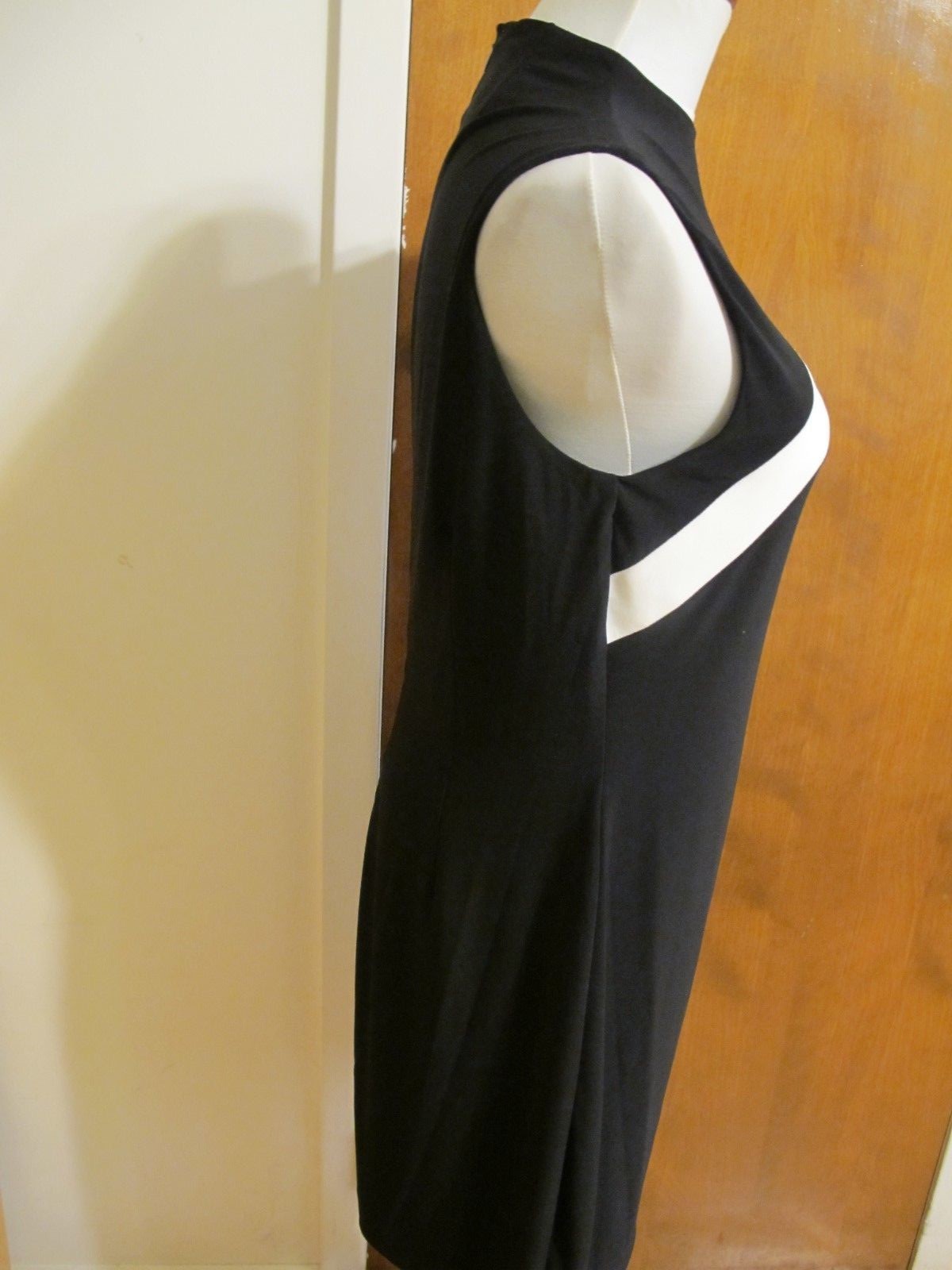 Ralph Lauren Women's Black White Evening Lined Dress 14