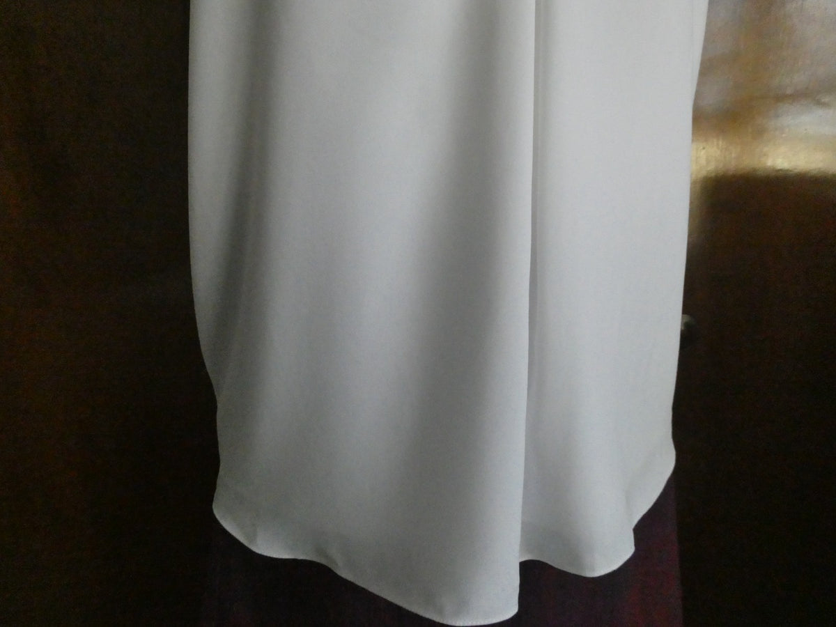 Polo Ralph Lauren Women Cami Top Small White Lined Racerback Triacetate Blend