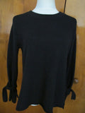 Bloomingdale's Women's Black 2 Ply Cashmere Sweater Small 