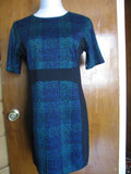 Michael Kors women's black green blue detailed dress New