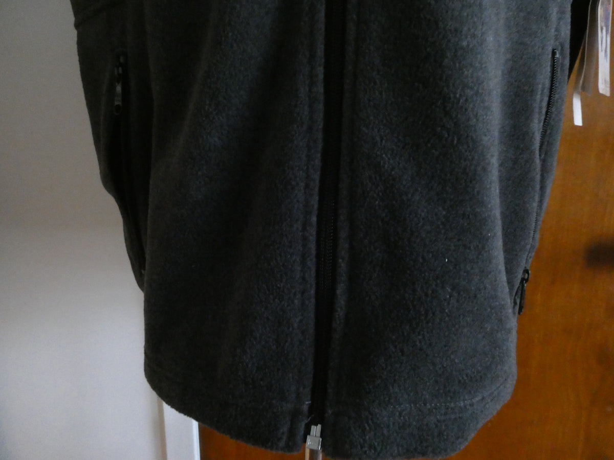 Columbia Columbia Sportswear Men XL Charcoal Gray Fleece Vest Full Zip Pockets