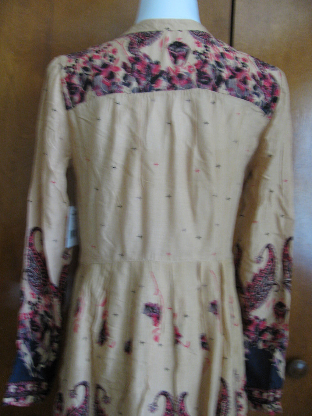 Free People Women's Gold Combo Dress Xsmall