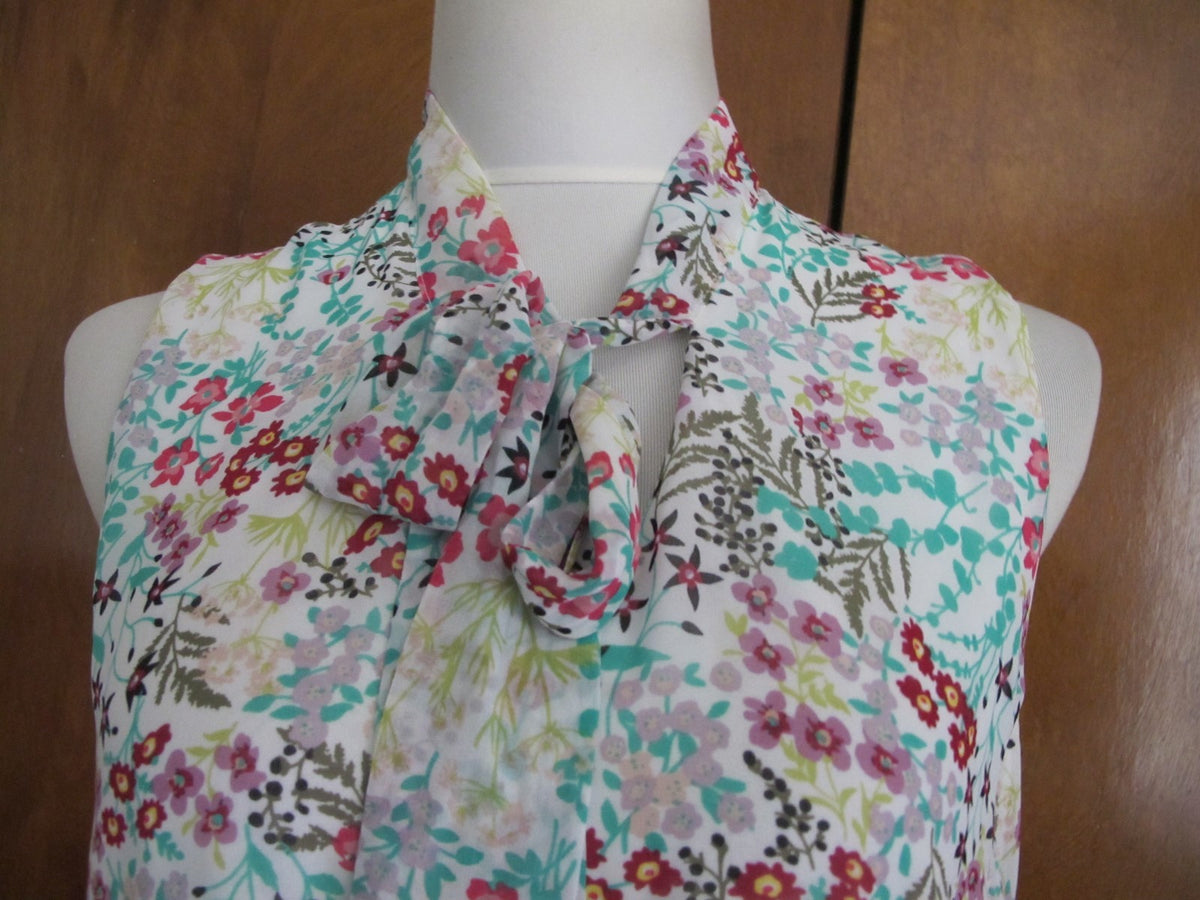 New York & Company Women’s Multi Color Embroidered Dress Size Large NWT