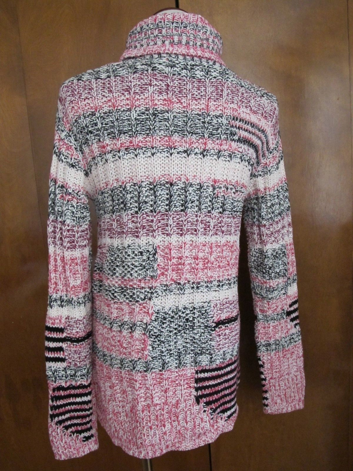 Anthropologie Sparrow Womens Multi Color Turtleneck Sweater Small 