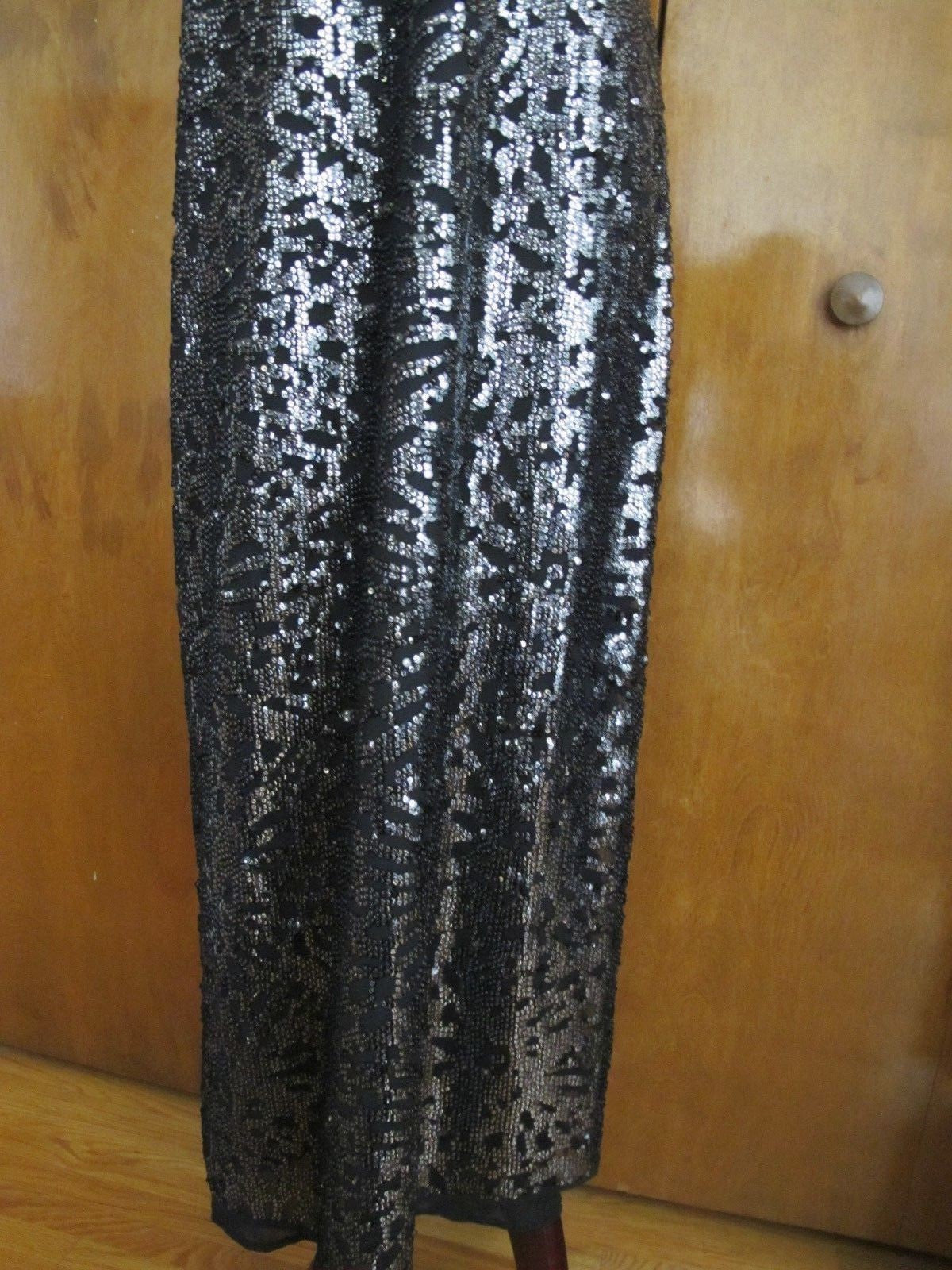 Nic Zoe womens black evening maxi dress Size 8, 10