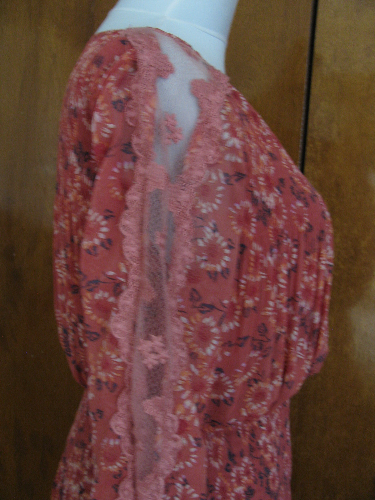 Free People women’s rose glow combo dress size Small