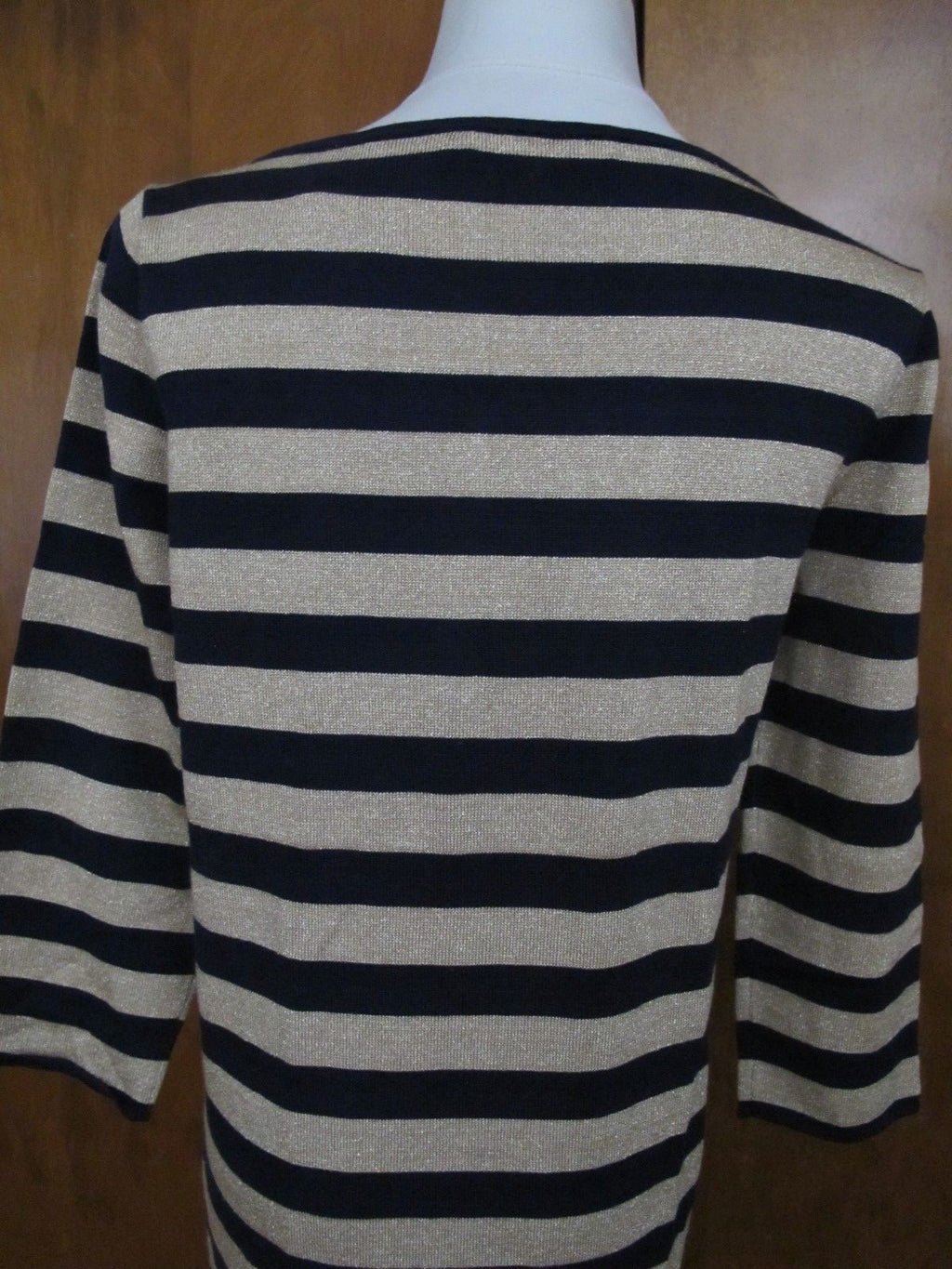 Ralph Lauren women's navy gold NWT dress size medium