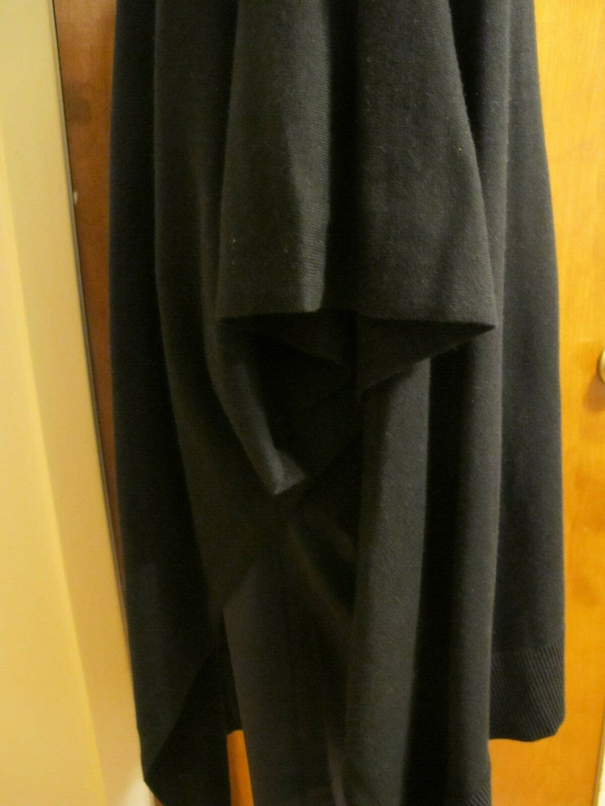 Lululemon women’s black athletic free to coast wrap cardigan OS