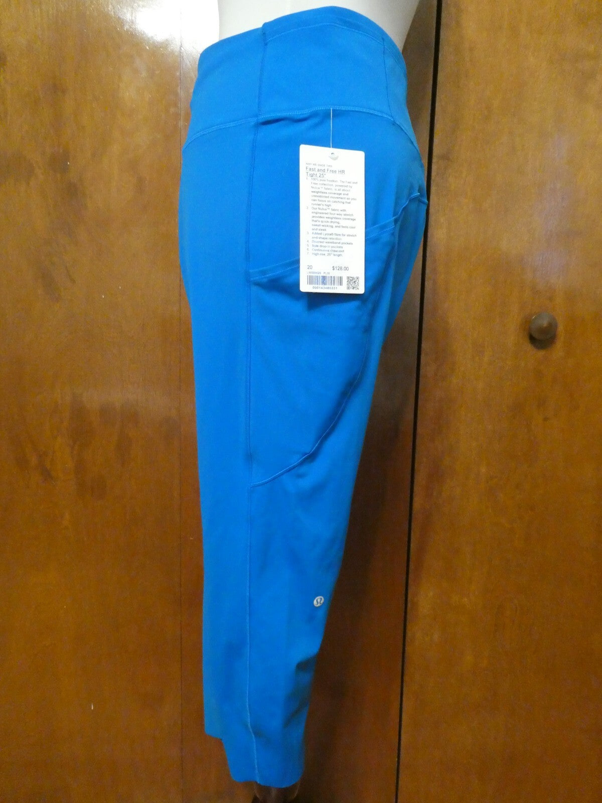 Lululemon Women’s Fast Free HR Tight Legging 25” Blue PLSI Size 20