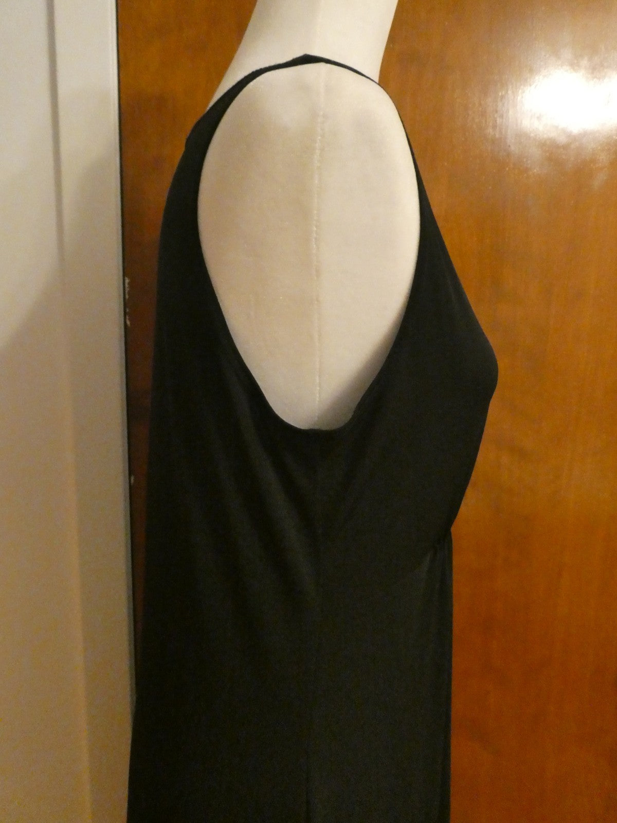 Chico's Black Sleeveless Dress Size 2 / US 12 L 92% Polyester 8% Spandex