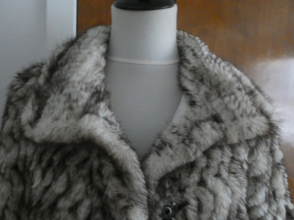 Kalinkin Hill Genuine Mink Fur Women Russia Luxury Short Sleeve Coat Gray Silver