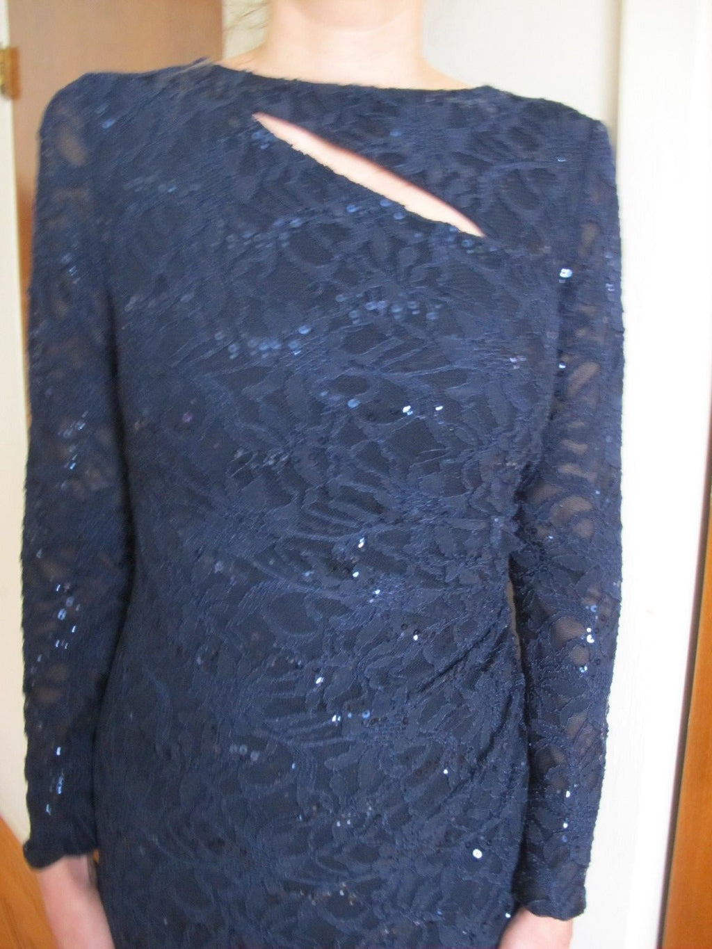 Ralph Lauren women's dark blue evening dress 