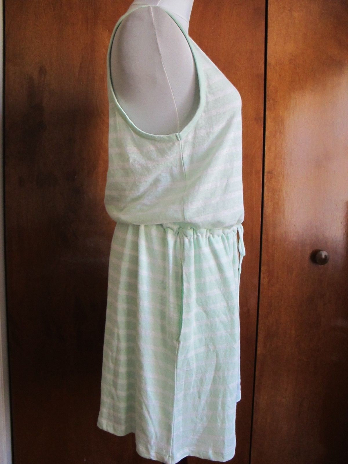 Gap women's stripped cotton linen dress size Medium 