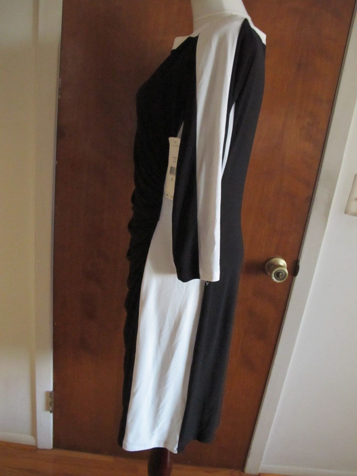 Ralph Lauren's women’s black white lined stylish NWT dress size 12