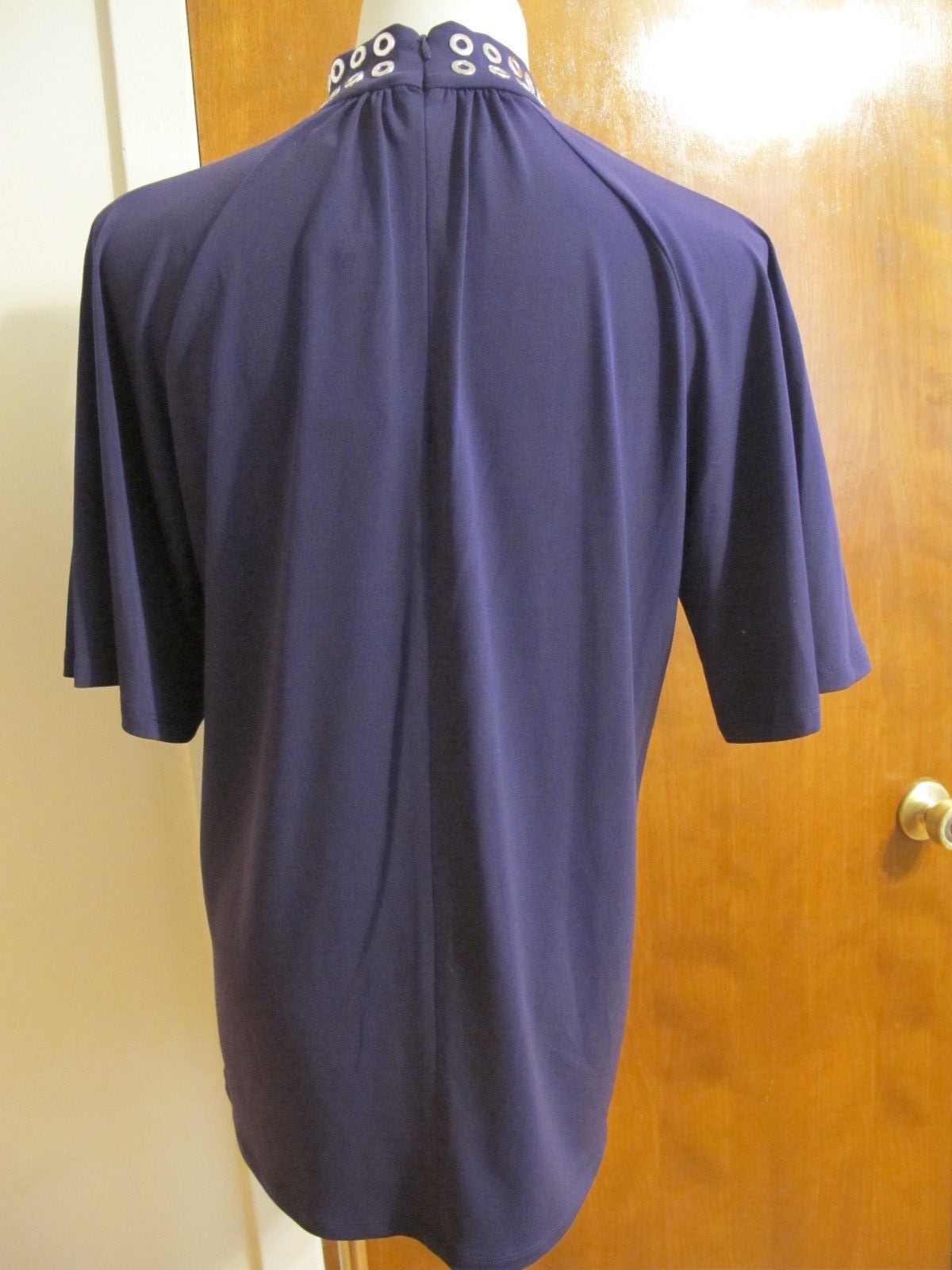 Michael Kors women’s purple detailed top size Medium New