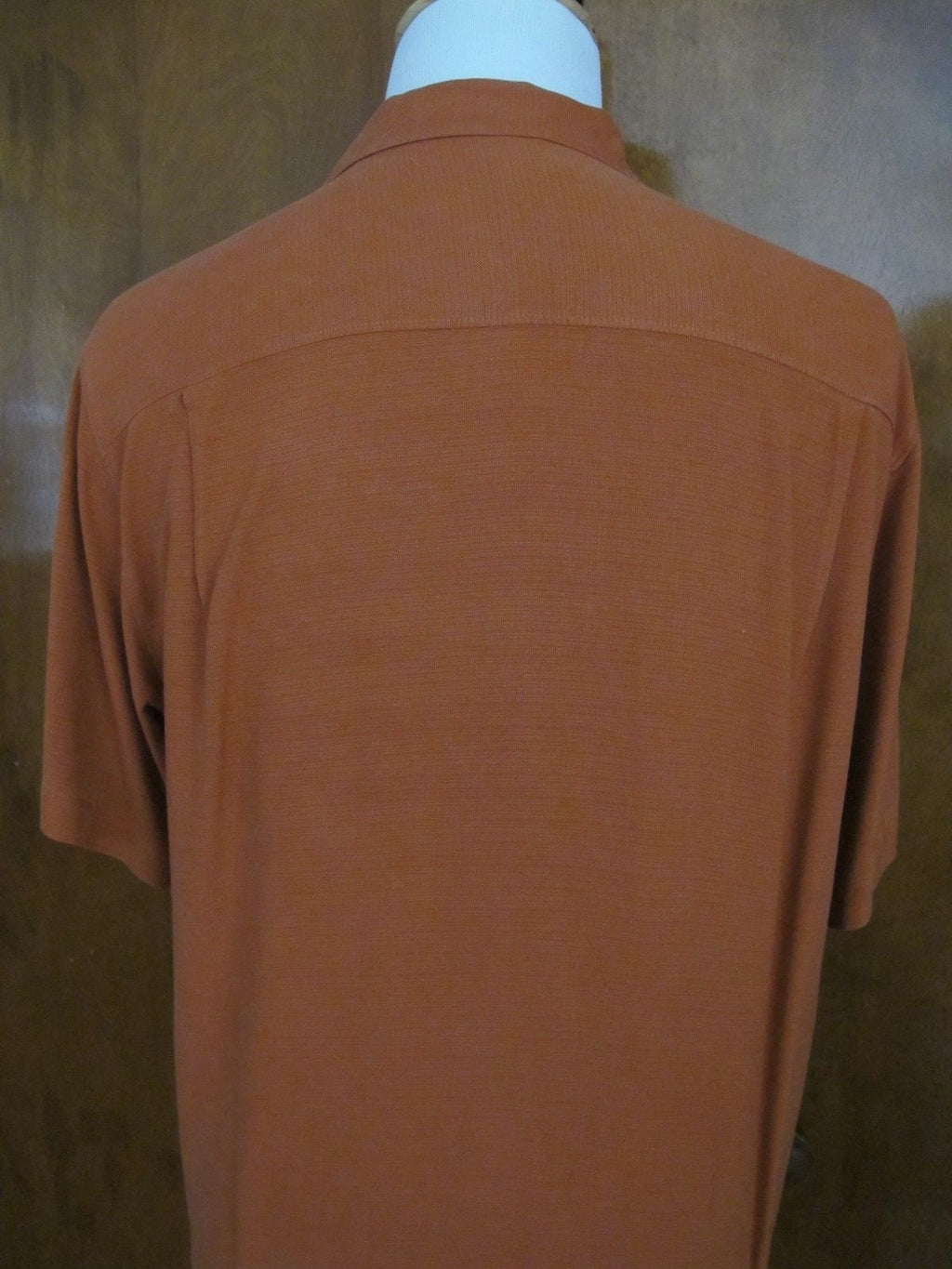 Tommy Bahama Mens Silk Brown Florals Print Embroidered Camp Shirt Size Large