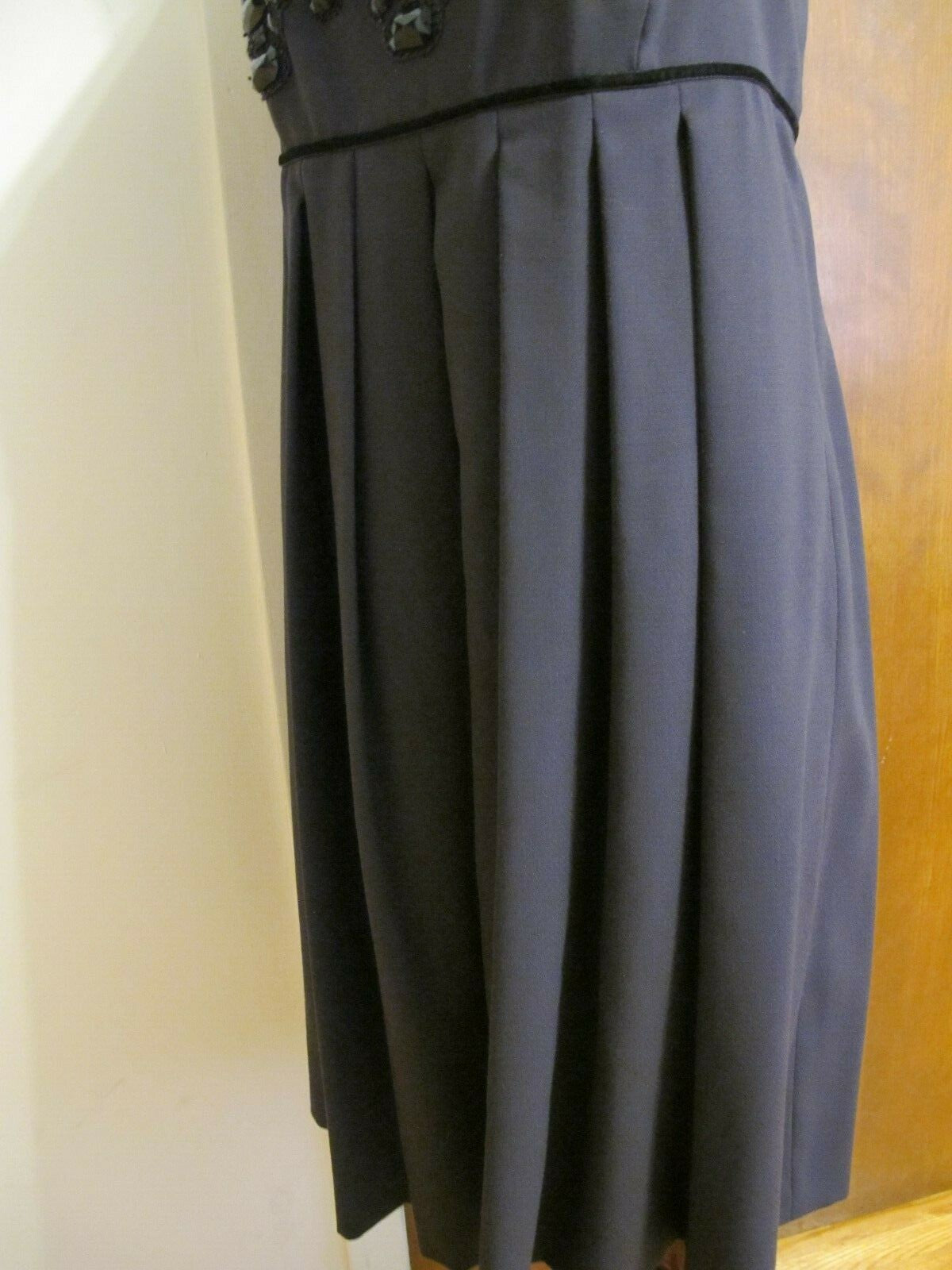 Tahari Arthur S.Levine women's eggplant overalls inspired evening dress size 10