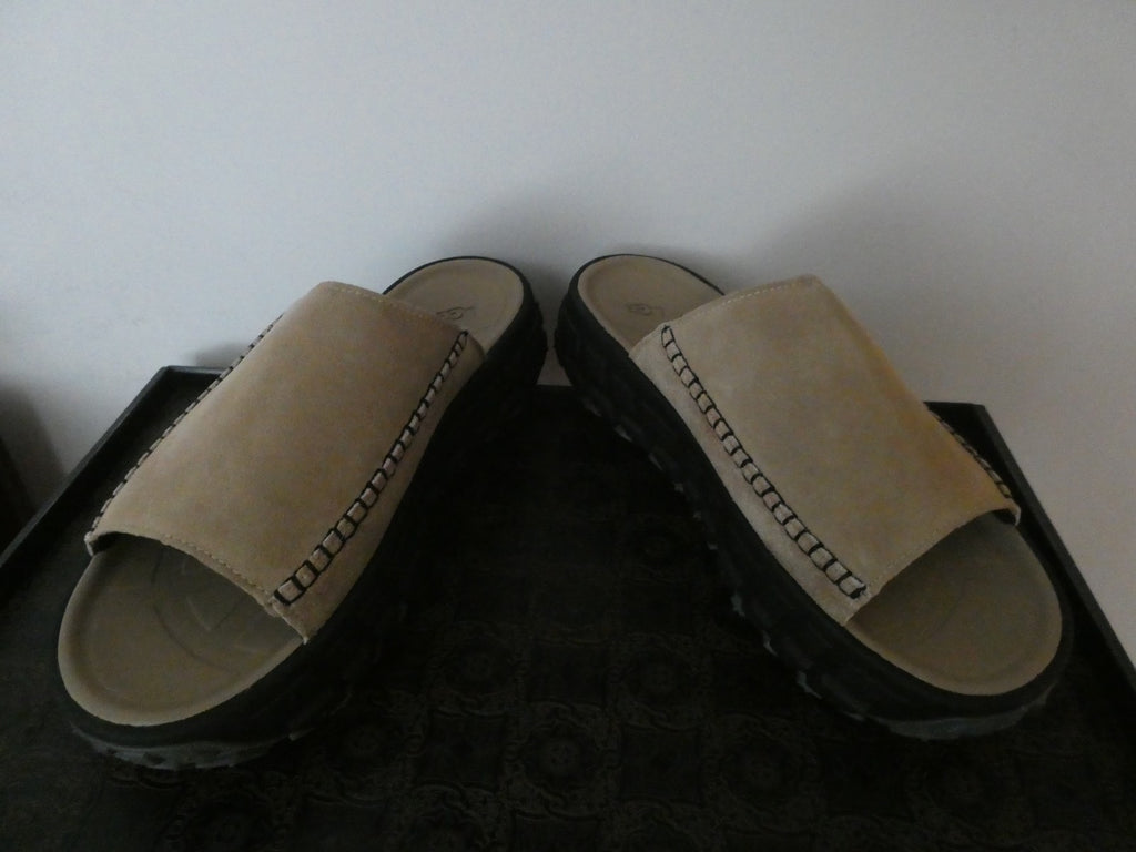 UGG Venture Daze Slide Beige Sandal Shoe Unisex Men Size 12 / Women Size 13