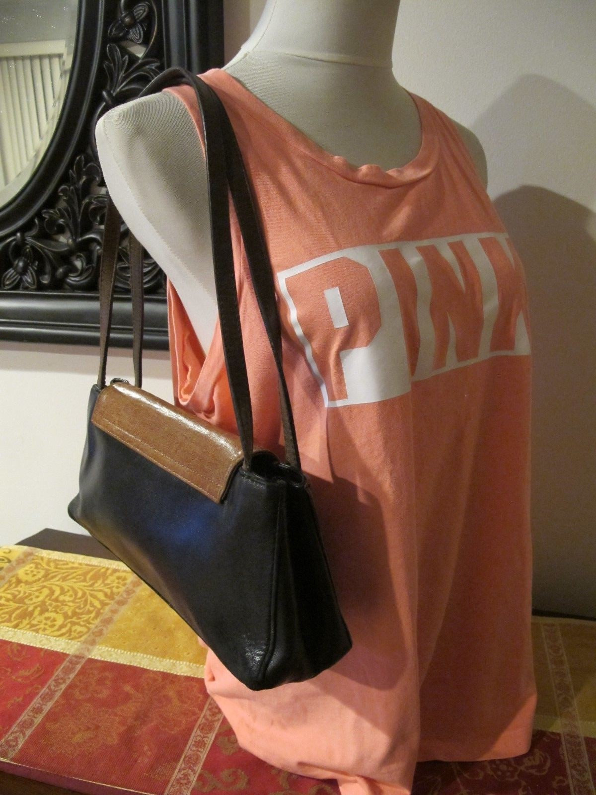 Chiarini Vintage Women’s Brown Foldover Leather Bag Purse