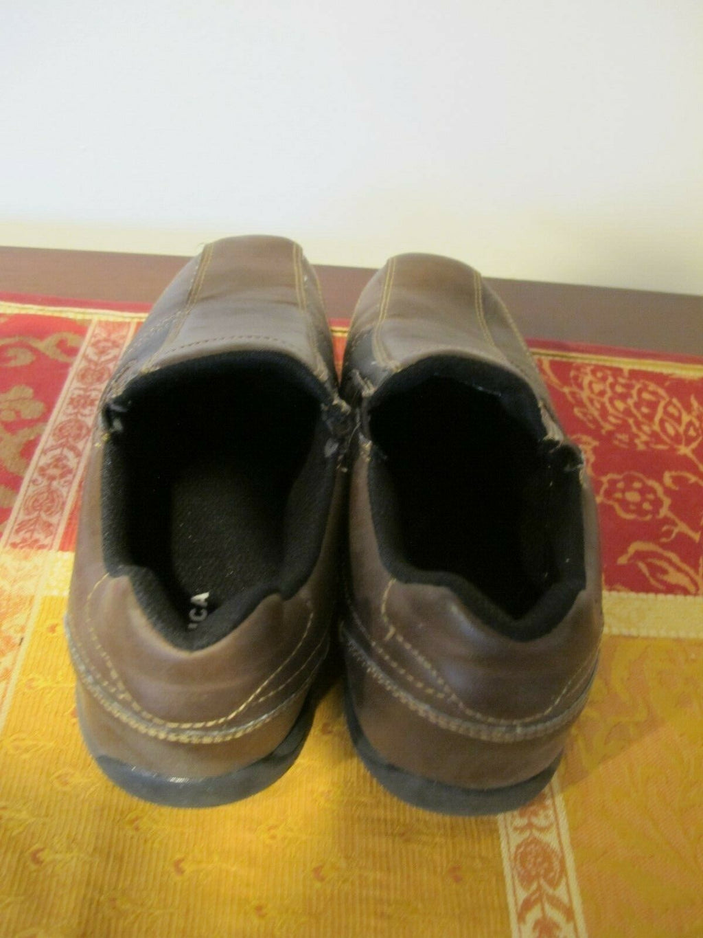 Perry Ellis America Boys Brown Slip On Shoes 5 