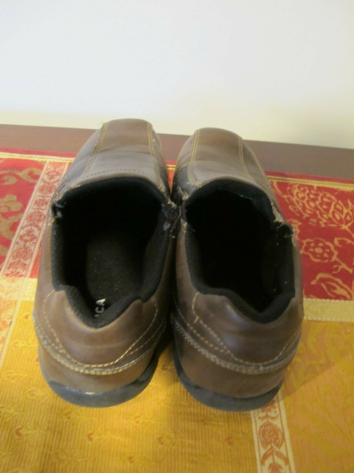 Perry Ellis America Boys Brown Slip On Shoes 5 