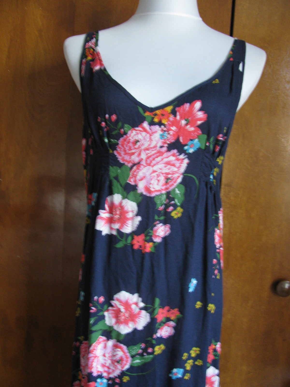 Free People women’s multi color soft rayon long NWT dress size Small 