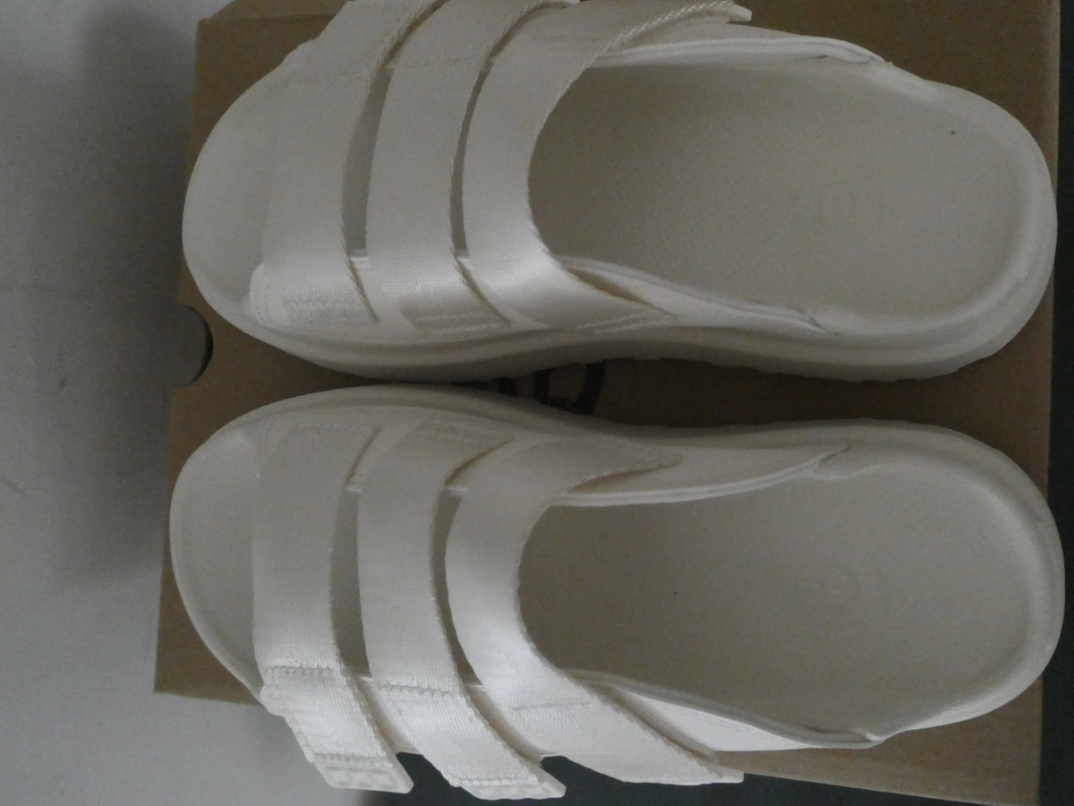 UGG Women Goldenglow Slide JSM White Platform Sandals Sz 5 New in Box W/1167430
