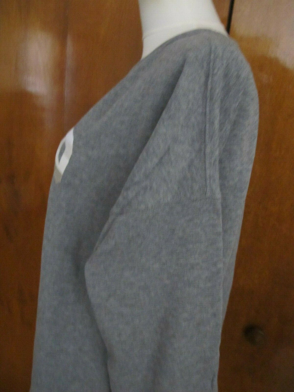 Gap Women's Flannel Cotton Gray Sweater Size Large 