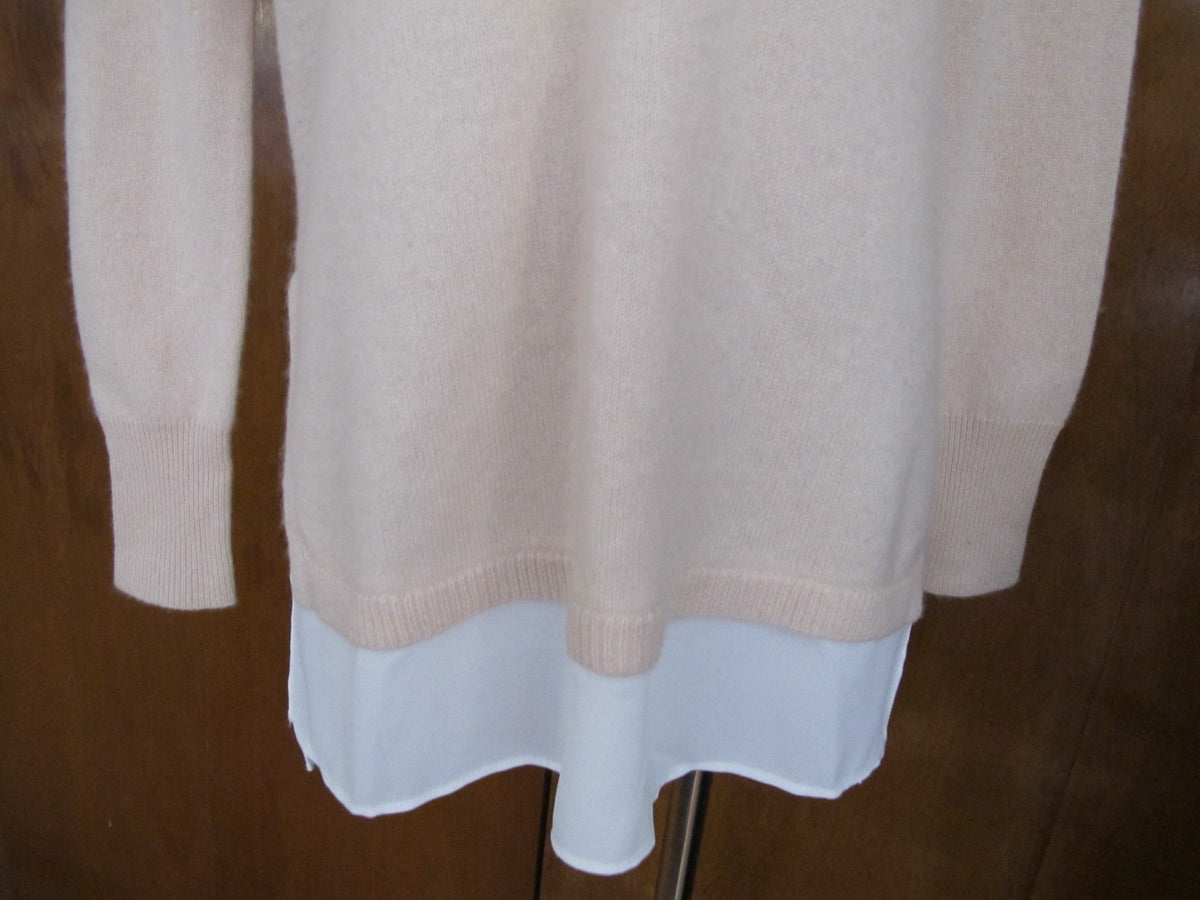 Bloomingdale’s women’s beige nude cashmere sweater Size XS, XL