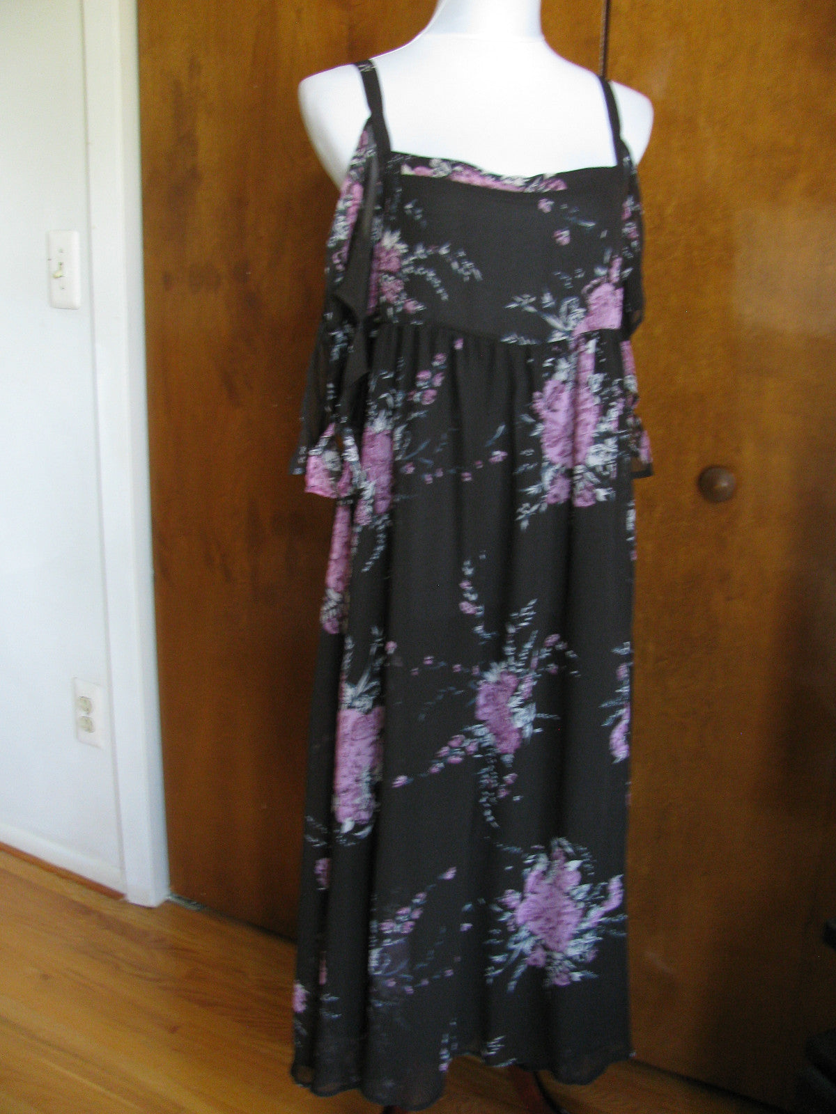 Free People women's black comb detailed lined New dress 