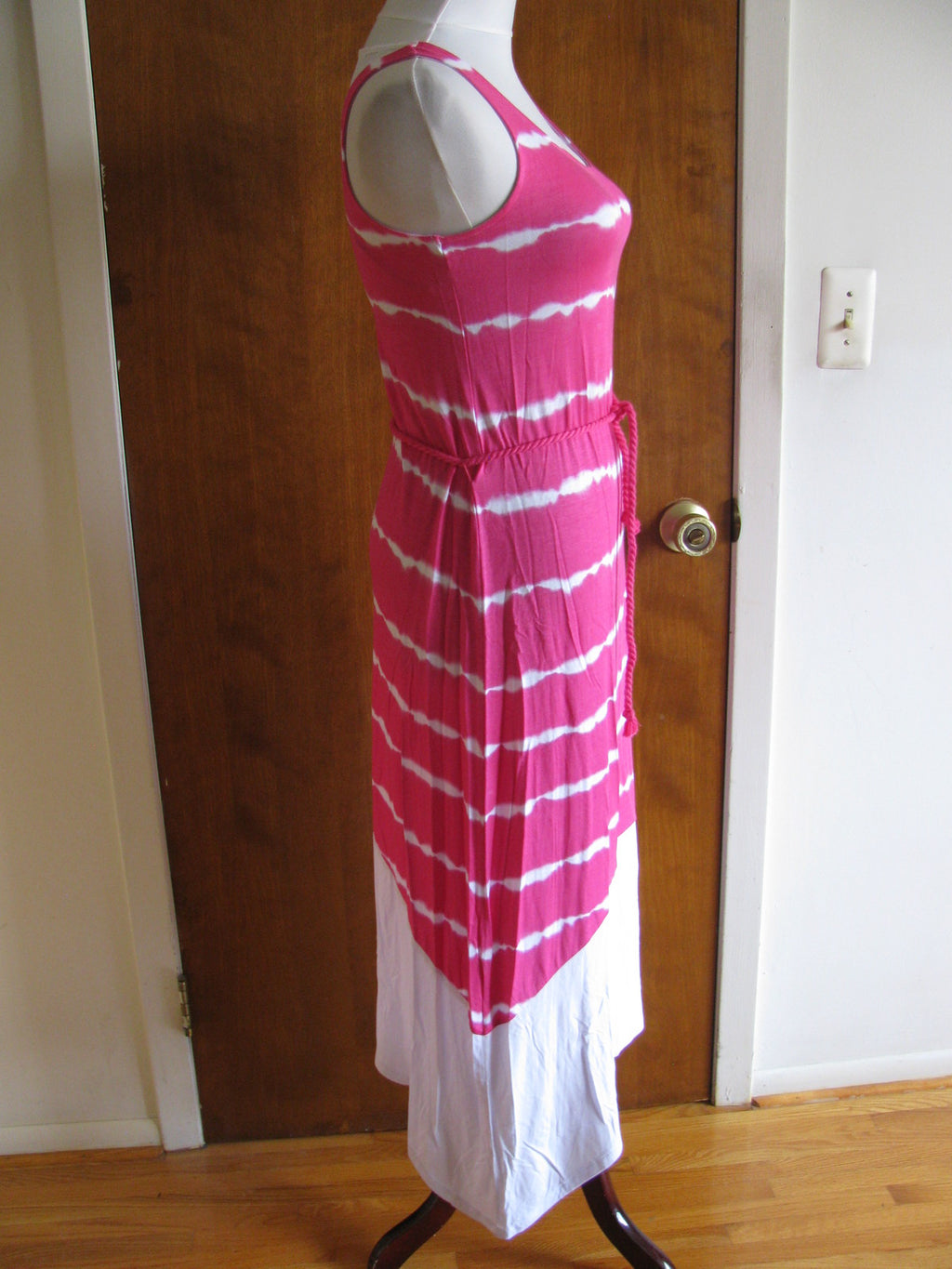 Kensie Women’s Viscose Pink Combo Dress Size Xsmall New