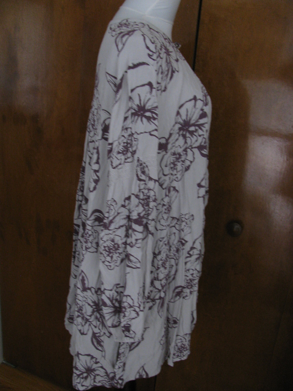 Free People women's cloud combo tunic top rayon size Large 