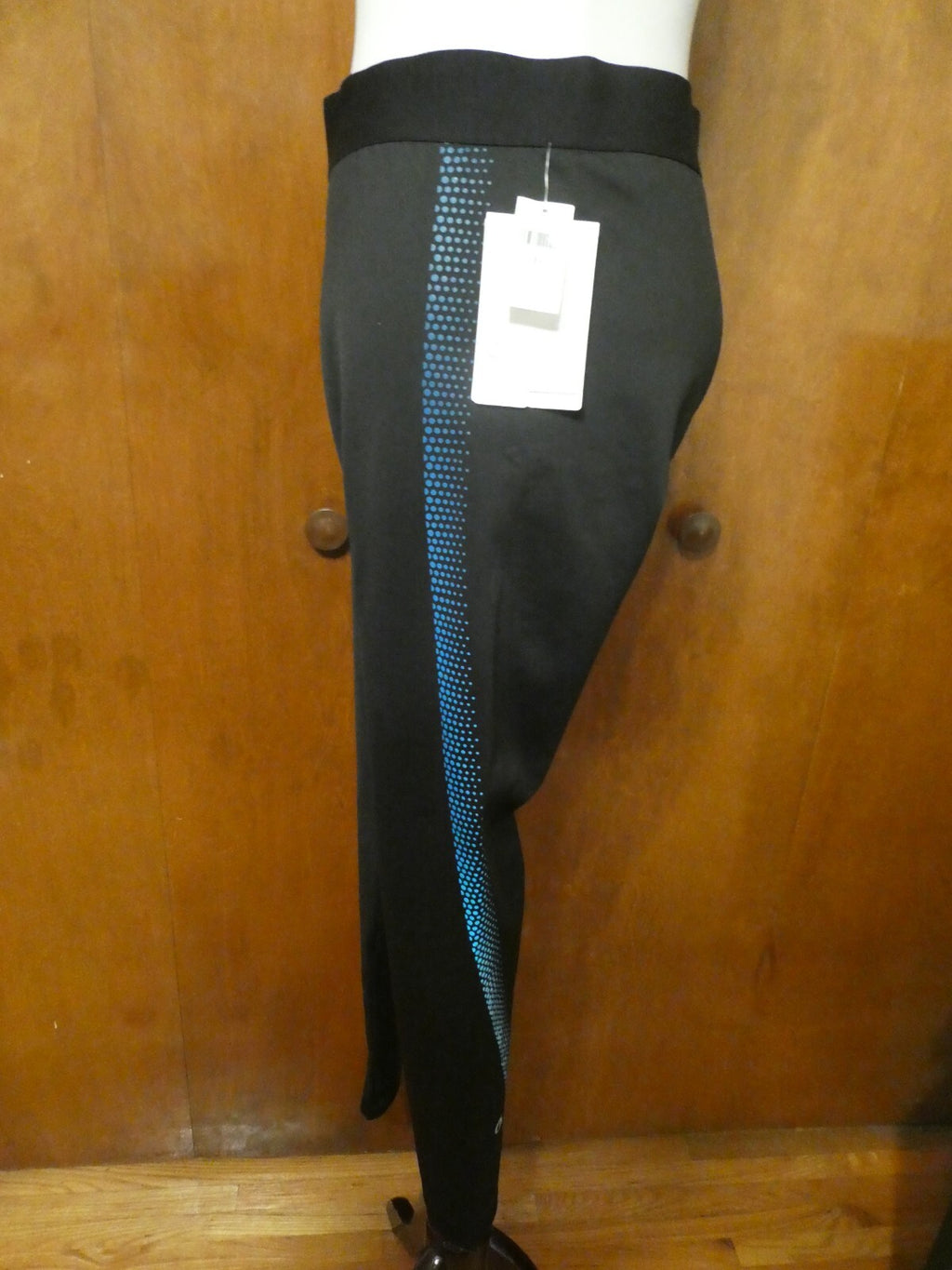 GapFit Capri Women’s Active Regular Rice Leggings Black/Blue Xlarge