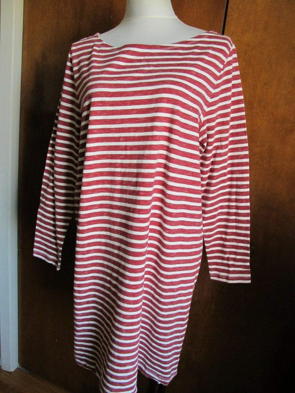Gap Women's red white stripe dress size XLarge 